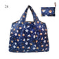 Eco-Friendly Printing Foldable Shopping Bag Tote Folding Pouch Handbags Convenient Large-capacity Thick For Travel Grocery Bag