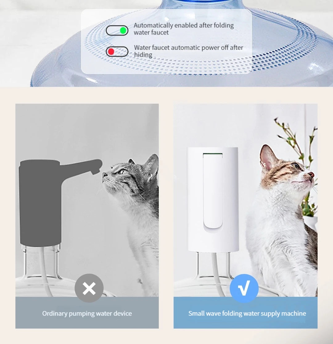 Xiaolang Smart Electric Water Dispenser Portable Automatic Water Pump for Household use Small Water fold Drinkware Kitchen