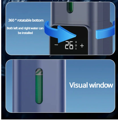 BORVA 8000L/H Smart Home Central Bionic Water Purification Pre-Filter with Automatic Timed Self-Cleaning and High Flow Rate