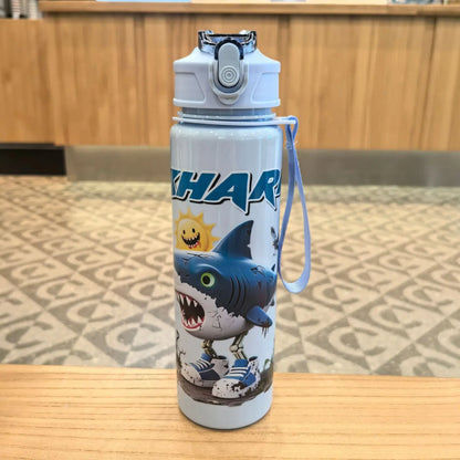 750ML Italian Brainrot Water Bottle Outdoor Drinking Cartoon Sports Cups Tung Tung Tung Sahur Tralalero Tralala Christmas Gift