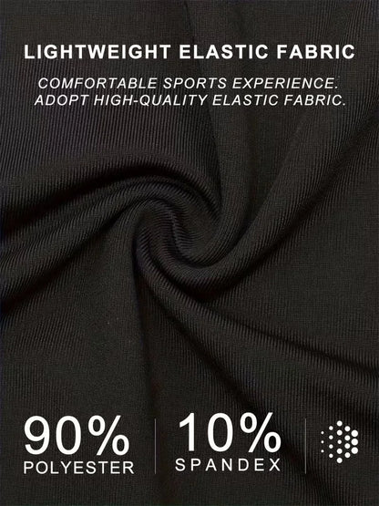 Men's Cross Print High Neck Breathable Training T-Shirt Quick-drying Long Sleeve Fitness Workout Stretch Tight Top S-3XL