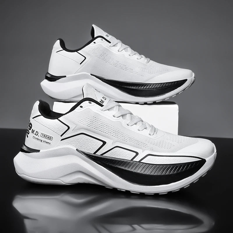 New Men's Running Shoes Air Cushion Lightweight Breathable Gym Workout Jogging Sneakers Comfortable Walking Sports Shoes for Men