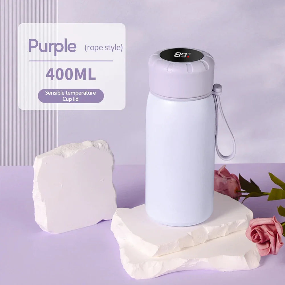 Smart Thermos Mug 316 Stainless Steel Thermos Bottle Vacuum Flasks For Girls Travel Thermal Water Bottle Tumbler Thermocup