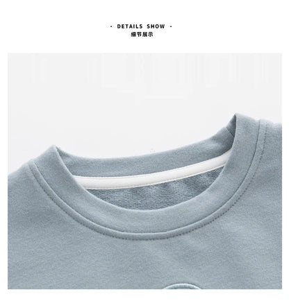 Baby Boys Clothes Spring Autumn Cartoon Cotton Sweatshirt Boys Girl's Pullover Fashion Comfortable Baby Hoodies Kids 0-3 Years
