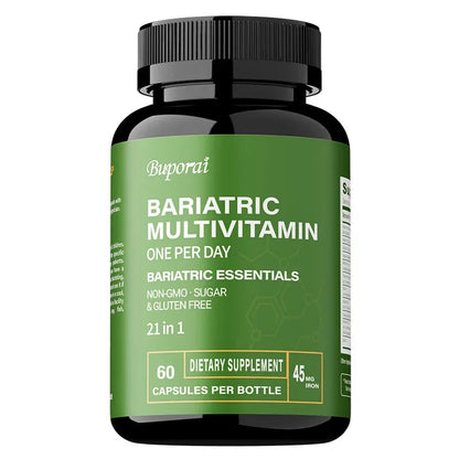 Bariatric Multivitamin Supplement - Contains 21 Vitamins and Minerals To Promote Overall Health and Maintain Energy Levels