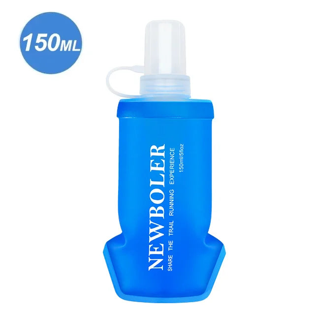 150/250/300/500/750ml Outdoor Collapsible Silicone Bite Size Water Bottle Running Camping Hiking Travel Convenient Water Bottle