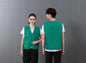 Customized multi-pocket vest work clothes with logo printing for supermarkets, educational institutions, catering, and photograp