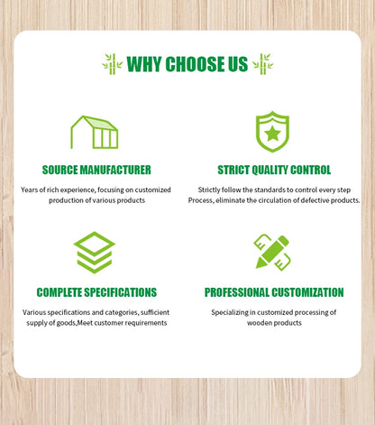 Eco-Friendly Bamboo Coffee Table - Sustainable Living Room Furniture