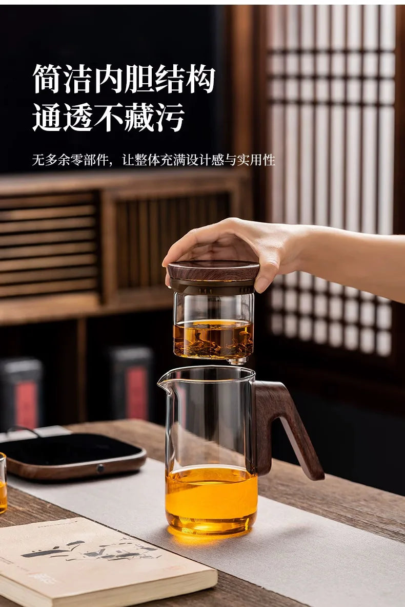 Smart Electric Automatic Glass Water Bottle intelligent timing teapot full glass inner tank automatic tea infuser
