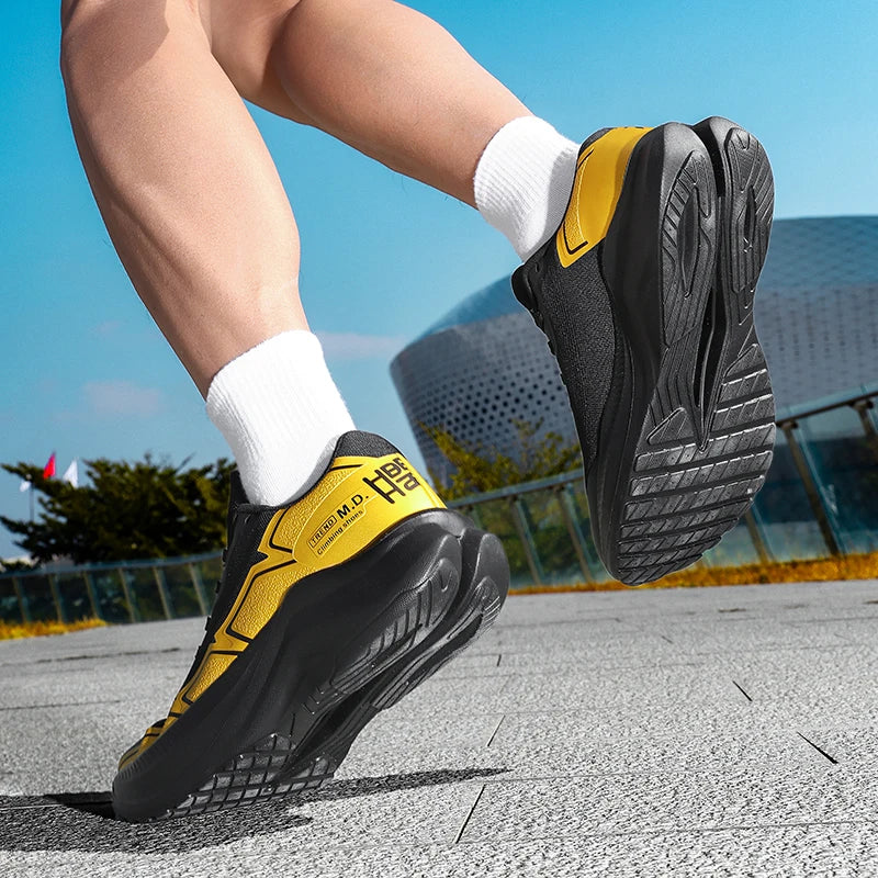 New Men's Running Shoes Air Cushion Lightweight Breathable Gym Workout Jogging Sneakers Comfortable Walking Sports Shoes for Men