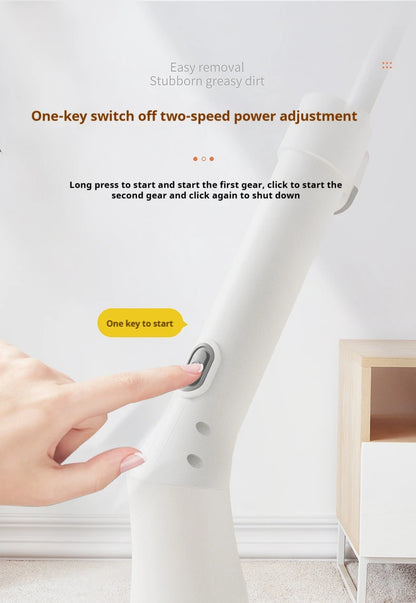 6 -in -1 Electric Cleaning Electric Rotation Cleaning Brush Kitchen Bathroom Home Cleaning Tool Multifunctional Cleaning Brush