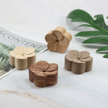 Eco Friendly Home Decor Sleep Aid Stress Relief Aroma Wood Aromatherapy Essential Oil Diffuser Diffused