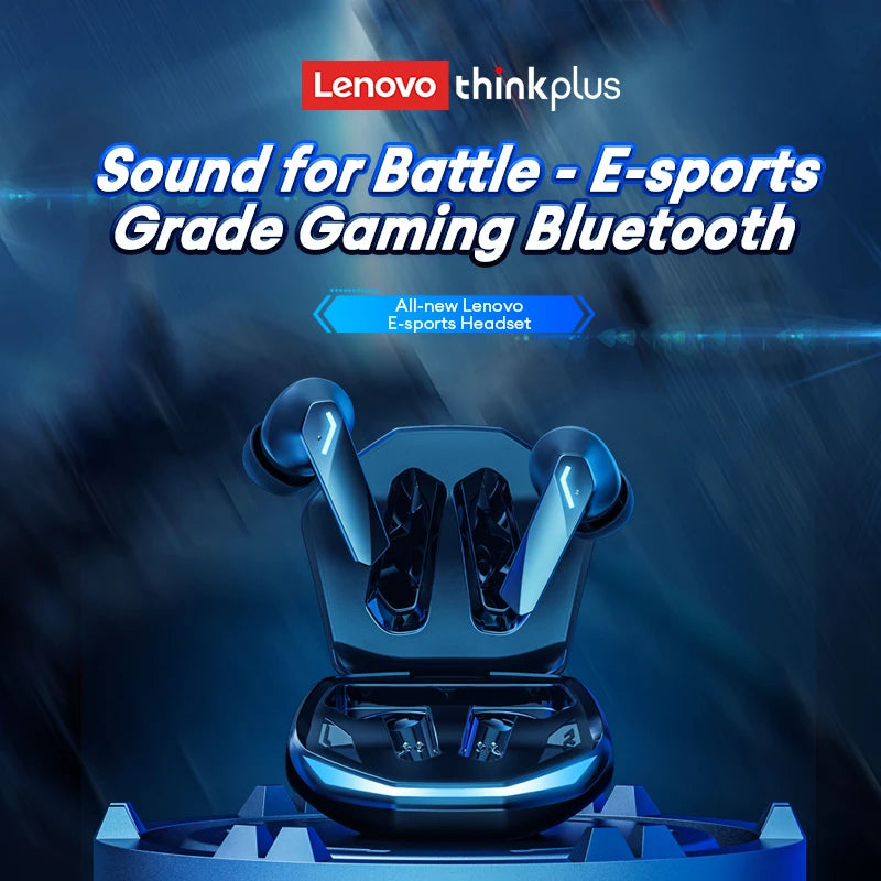 Choice Lenovo GM2 Pro Bluetooth 5.3 Earphones Sports Headset Wireless In-Ear Gaming Low Latency Dual Mode Music Headphones