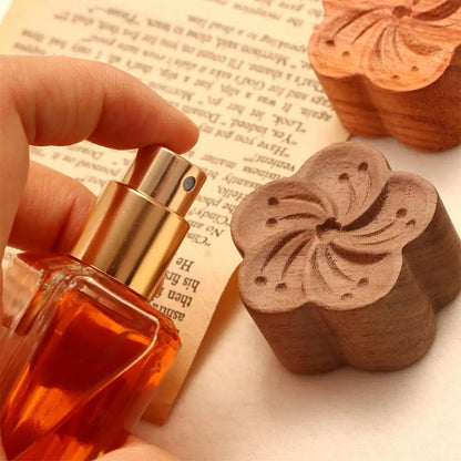 Eco Friendly Home Decor Sleep Aid Stress Relief Aroma Wood Aromatherapy Essential Oil Diffuser Diffused