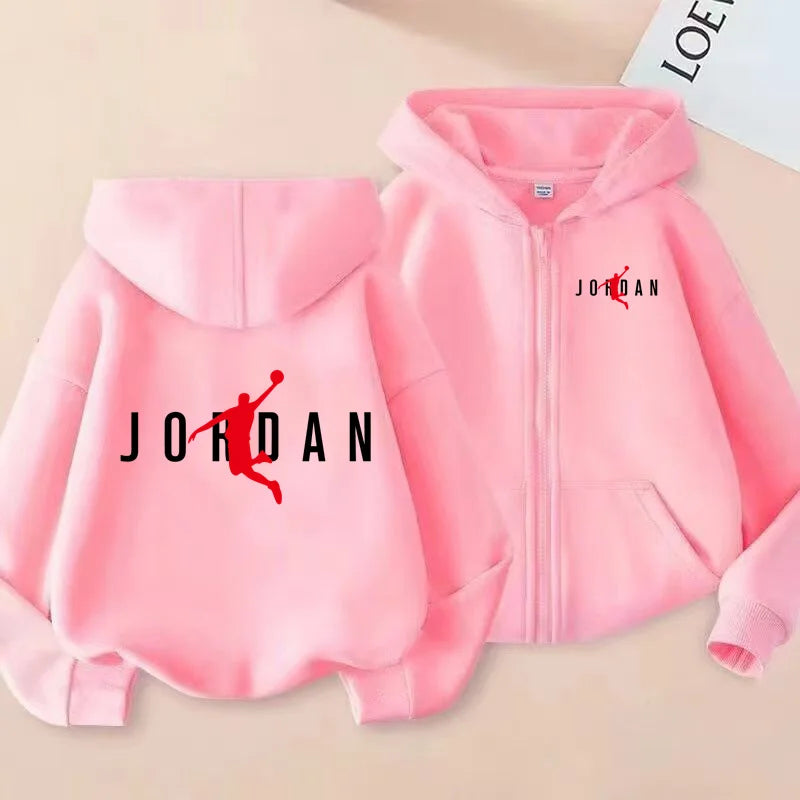 Children's Hoodies ZipperStyle Sweatshirt Fashion Idol star Charming Coat Boys Girls 3-12Yrs Cardigan Sports Casual Clothes Gift