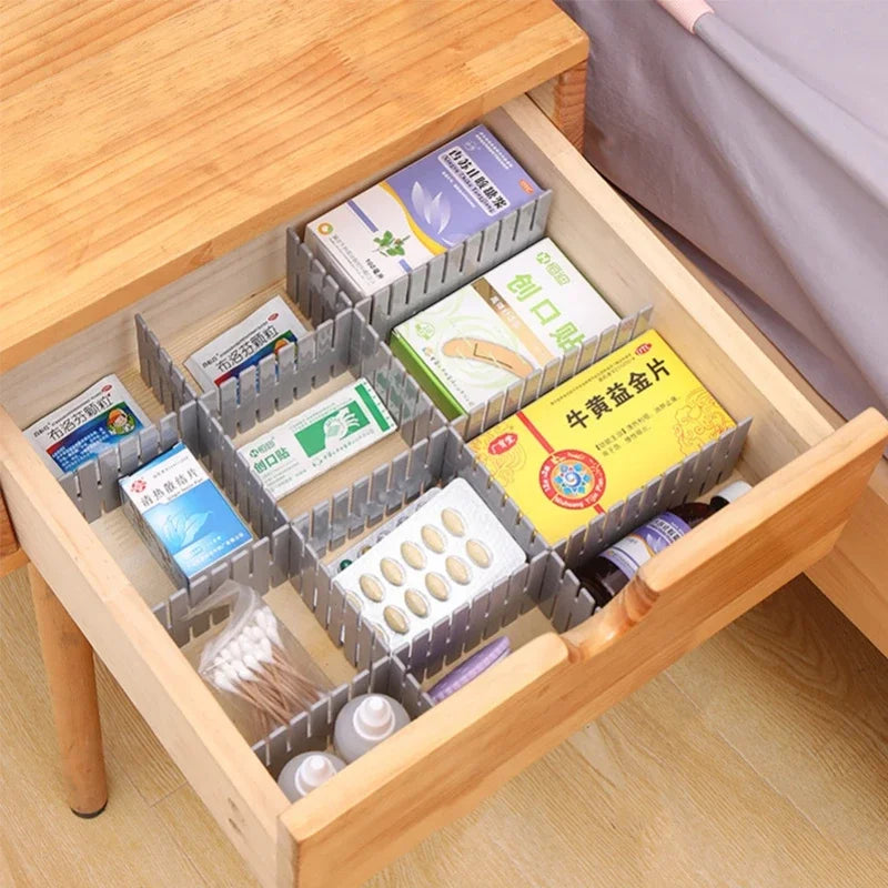 Adjustable Household Storage Cabinet Combination Partition Drawer Organizer Makeup Divider Underwear Socks Sundries Escritorio