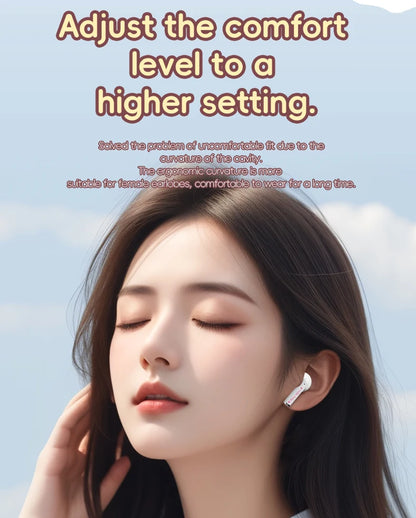 EBL19 Tws Wireless Bluetooth Headset Transparent Case Cute Hello Kitty Design Stereo Sound Earphones for All Smartphones