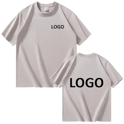 Customized Cotton Printed T-shirts Men Fashion Short Sleeve Tshirt Women Personality Casual Streetwear Tee Tops Camiseta