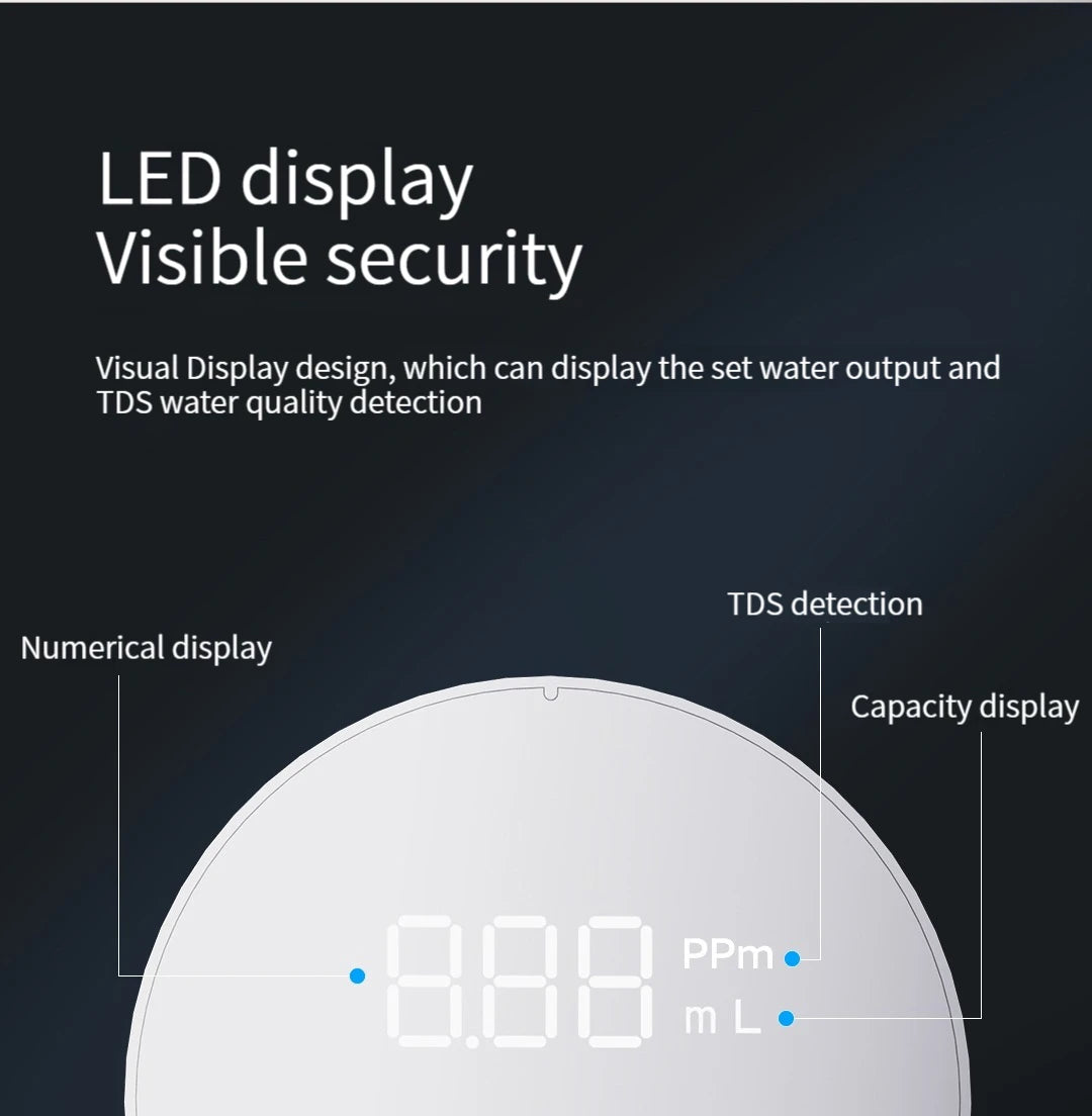 Xiaolang Smart Electric Water Dispenser Portable Automatic Water Pump for Household use Small Water fold Drinkware Kitchen