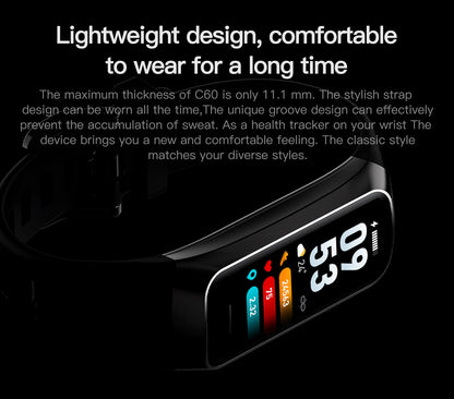 LIGE Amoled Smart Watch Smartwatch Band Women Heart Rate Blood Waterproof Connected Smart Bracelet Sport Fitness Tracker  Watch