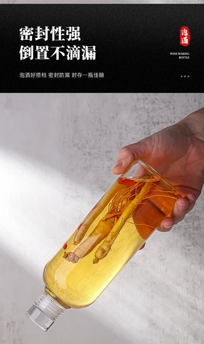 300-1000ML Glass Water Bottle Large Capacity Multi-function Creative Simple Milk Cup Portable Transparent Outdoor Sports Bottle