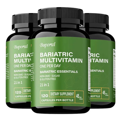 Bariatric Multivitamin Supplement - Contains 21 Vitamins and Minerals To Promote Overall Health and Maintain Energy Levels