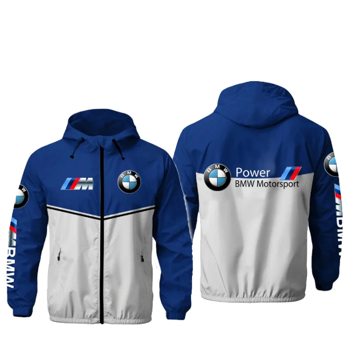 NewStreet Jacket BMW Motorcycle Jacket Racing Jacket Men's Sports Zipper Hooded Top Fashion Versatile Men's Sunscreen Jacket BMW