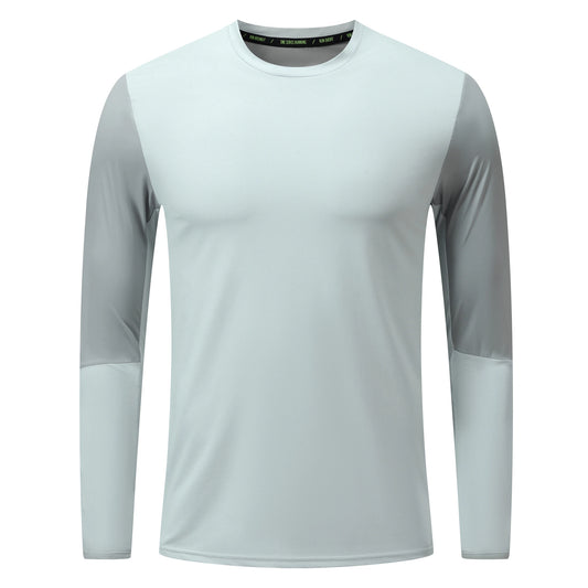 Men Athletics Tops Long Sleeve Running Shirts Mens Sport Soccer Hiking Fitness Cycling Gym T Shirts Clothing Elastic Breathable