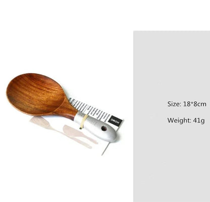 Solid Wood Cooking Tool Set Eco-friendly Teak Spatula Rice Scoop Environmental Protection Tableware Household ковшик кухонный