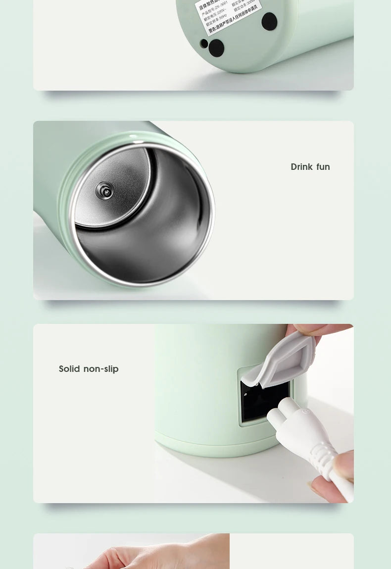 Smart Digital Water Bottle Electric Kettles with Smart Temperature Control Cup Heated Thermal Bottle Stainless Steel Thermos