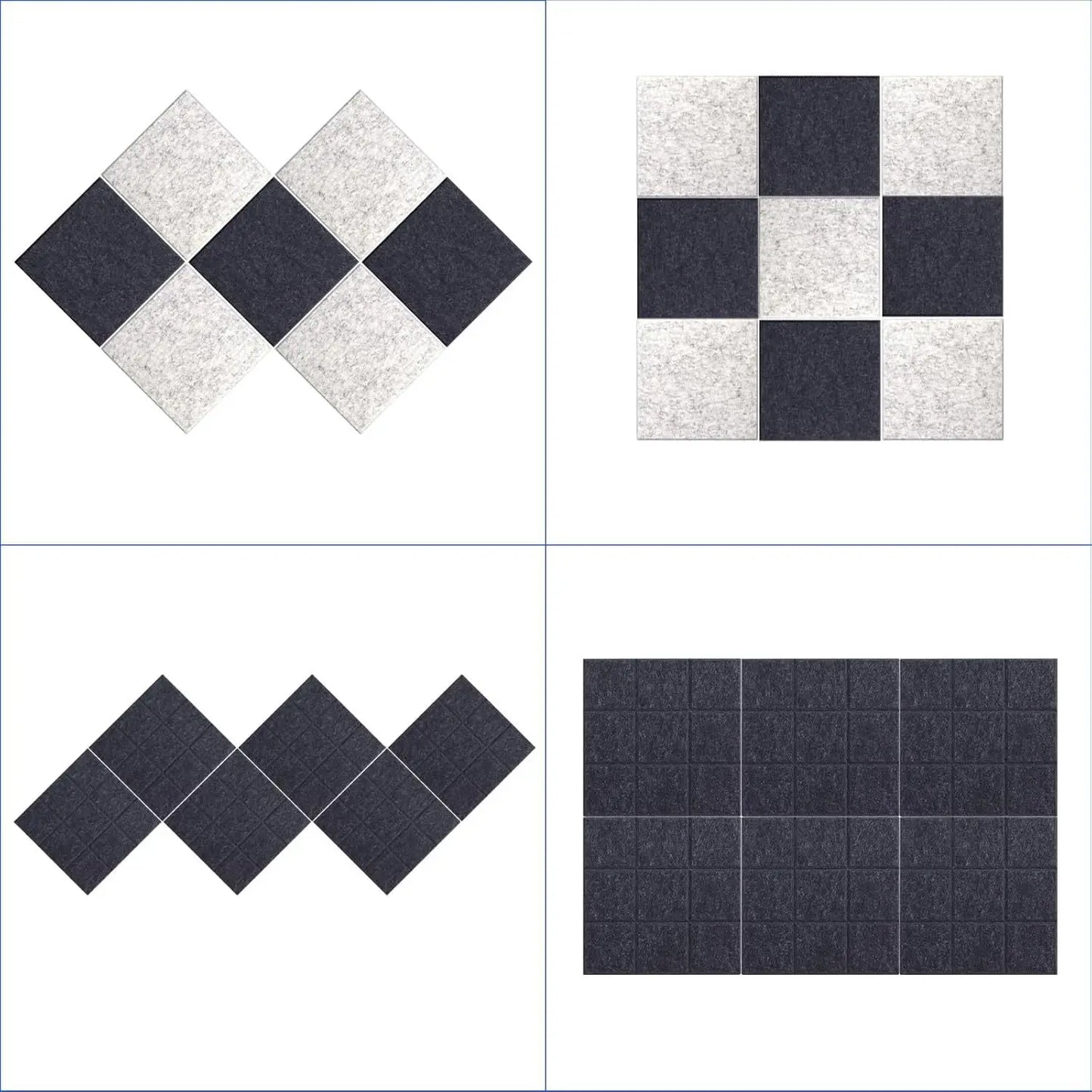 Eco-Friendly Polyester Fiber Acoustic Panels & Felt Soundproof Tiles for Kindergarten/Office/School, Noise Reduction Wall Decor