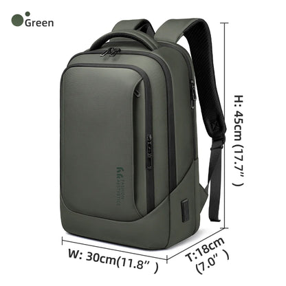 HK Business Backpack Multifunctional Men's 15.6" Laptop Bag Large Capacity Travel Backpacks Waterproof School Bags Work Rucksack