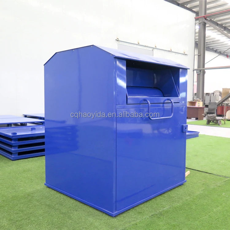 Eco-Friendly Clothing Bin Sustainable Textile Bin Clothing Reuse Container Charity Clothing Bin