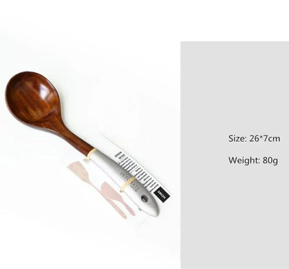 Solid Wood Cooking Tool Set Eco-friendly Teak Spatula Rice Scoop Environmental Protection Tableware Household ковшик кухонный