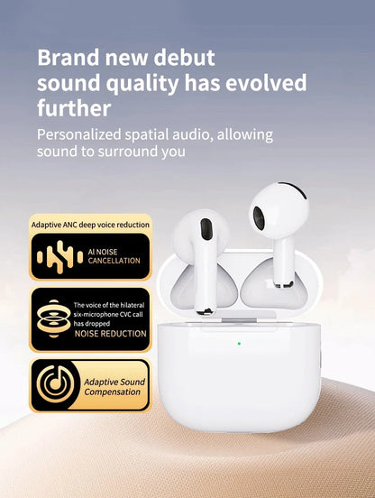 Original Air Pod Wireless Bluetooth Headset with Charging Compartment Microphone Touch Operation For All Smartphones