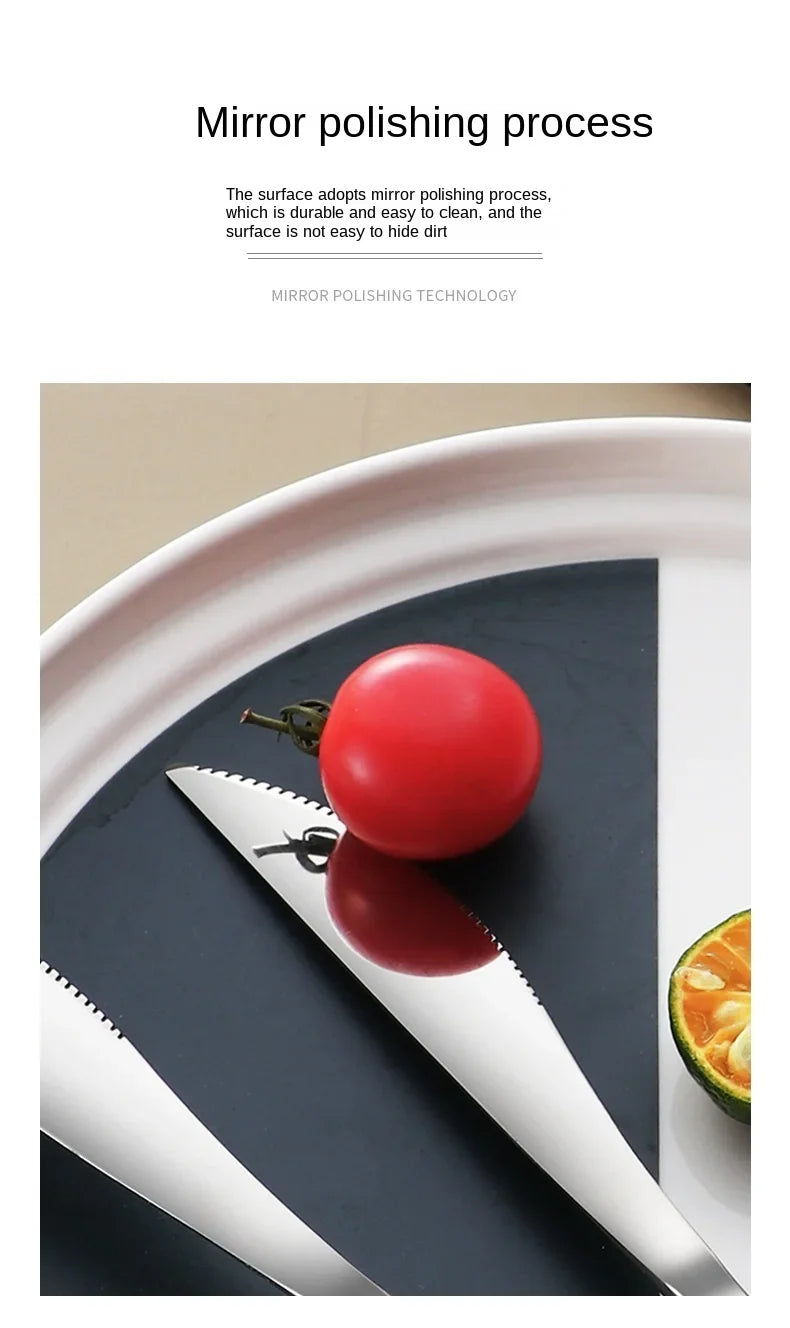 Eco Friendly 304 Dinnerware Set, Portable Cutlery Sets with Case, Kitchen Accessories, Gold Knife Fork Spoon Silverware Sets