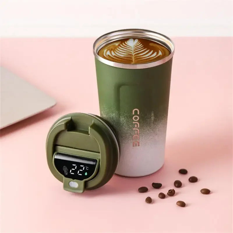 510ml Smart Thermos Bottle LED Temperature Display Thermal Mug Coffee Cups Portable Vacuum Flasks Travel Insulated Tumbler