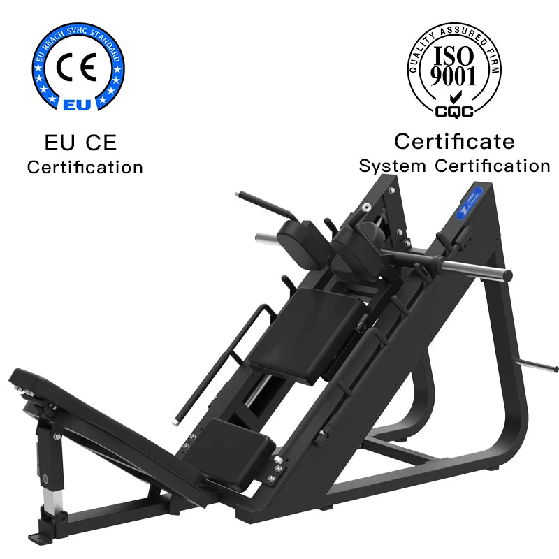 Wholesale Factory Direct Commercial Fitness Equipment Gym Dual Function Free Weight Fitness 45 Degree Leg Press & Hack Slide