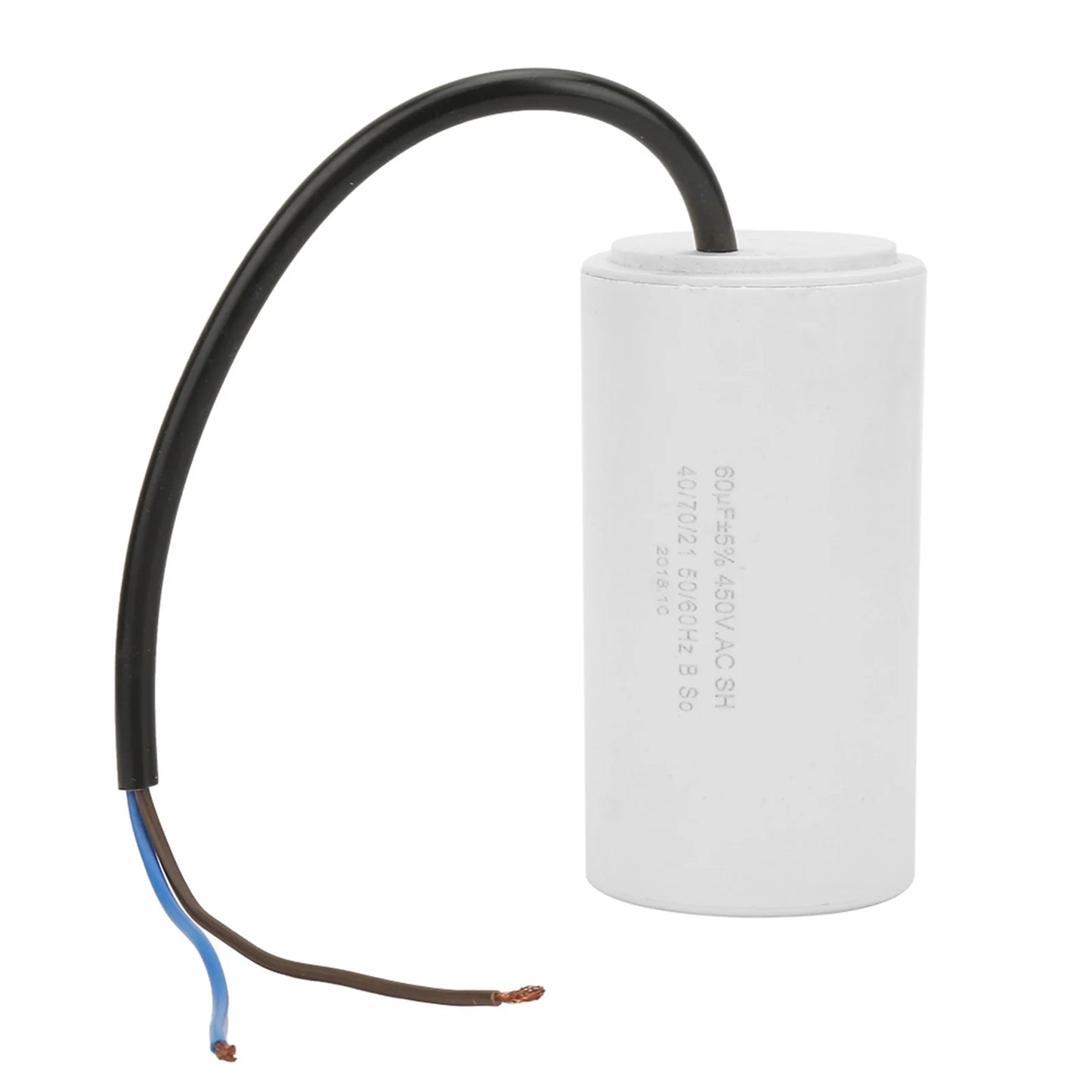 CBB60 EcO Friendly Motor Running Capacitor 450V 60uf ESR 0.2 for Household Electric Appliance