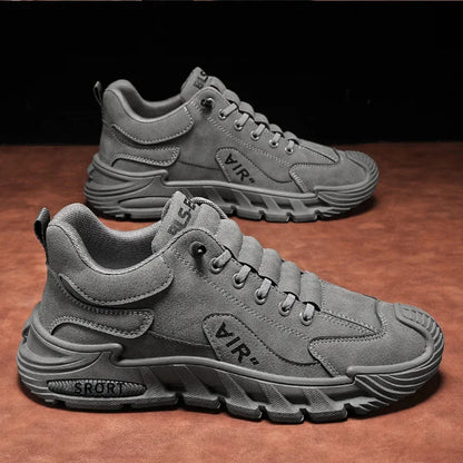 Men's Work Shoes 2025 New  Breathable Slip-On Anti-Slip Wear-Resistant Casual Sports Shoes Thick Bottom Labor Protection