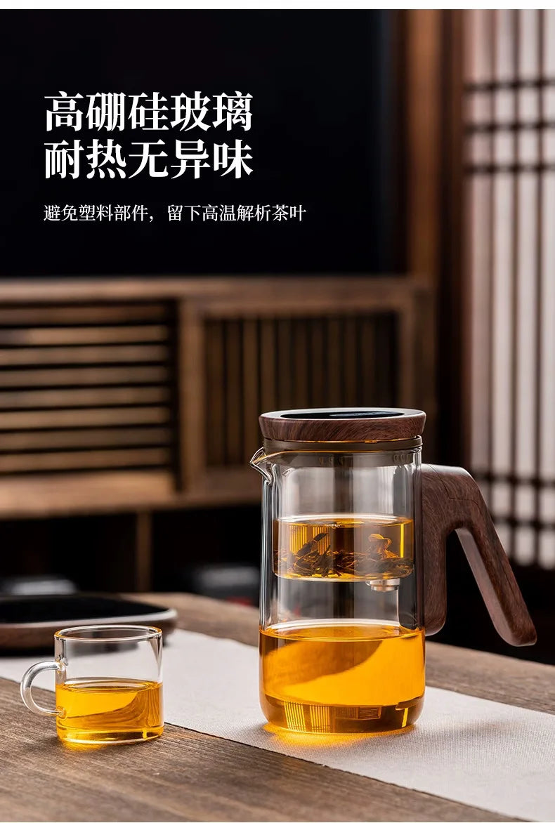 Smart Electric Automatic Glass Water Bottle intelligent timing teapot full glass inner tank automatic tea infuser