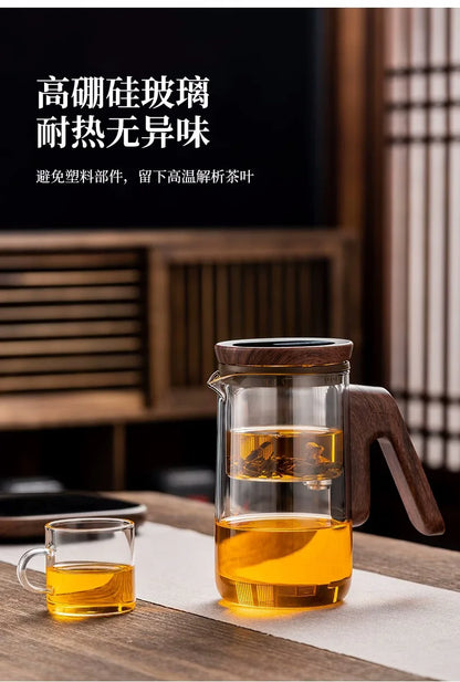 Smart Electric Automatic Glass Water Bottle intelligent timing teapot full glass inner tank automatic tea infuser