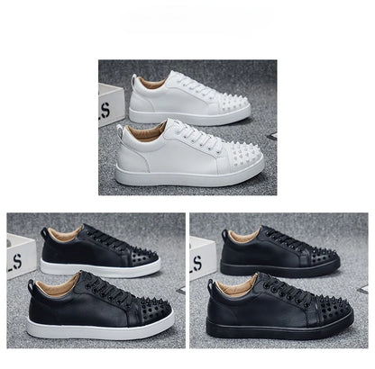 Comfortable Breathable Studded Sneakers for Men Women Casual Sports Shoes Fashion Lightweight Walking Shoes