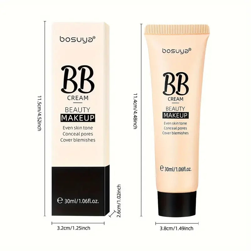 30ml Beauty BB Cream Foundation,Liquid Concealer,Long-Lasting Moisturizing Waterproof,Not Easy to Remove Makeup,Full Coverage