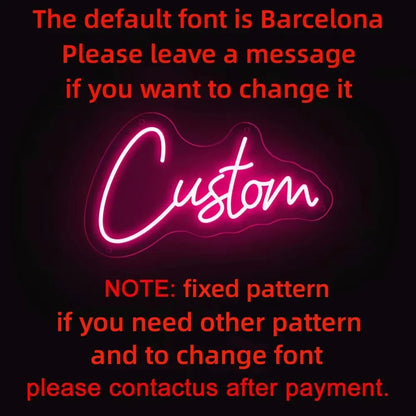 Custom Neon Sign Led Name Light for Kids Custom Name Signs Logo Birthday Lights Neon Led Personalized Gifts Bedroom Wall Decor