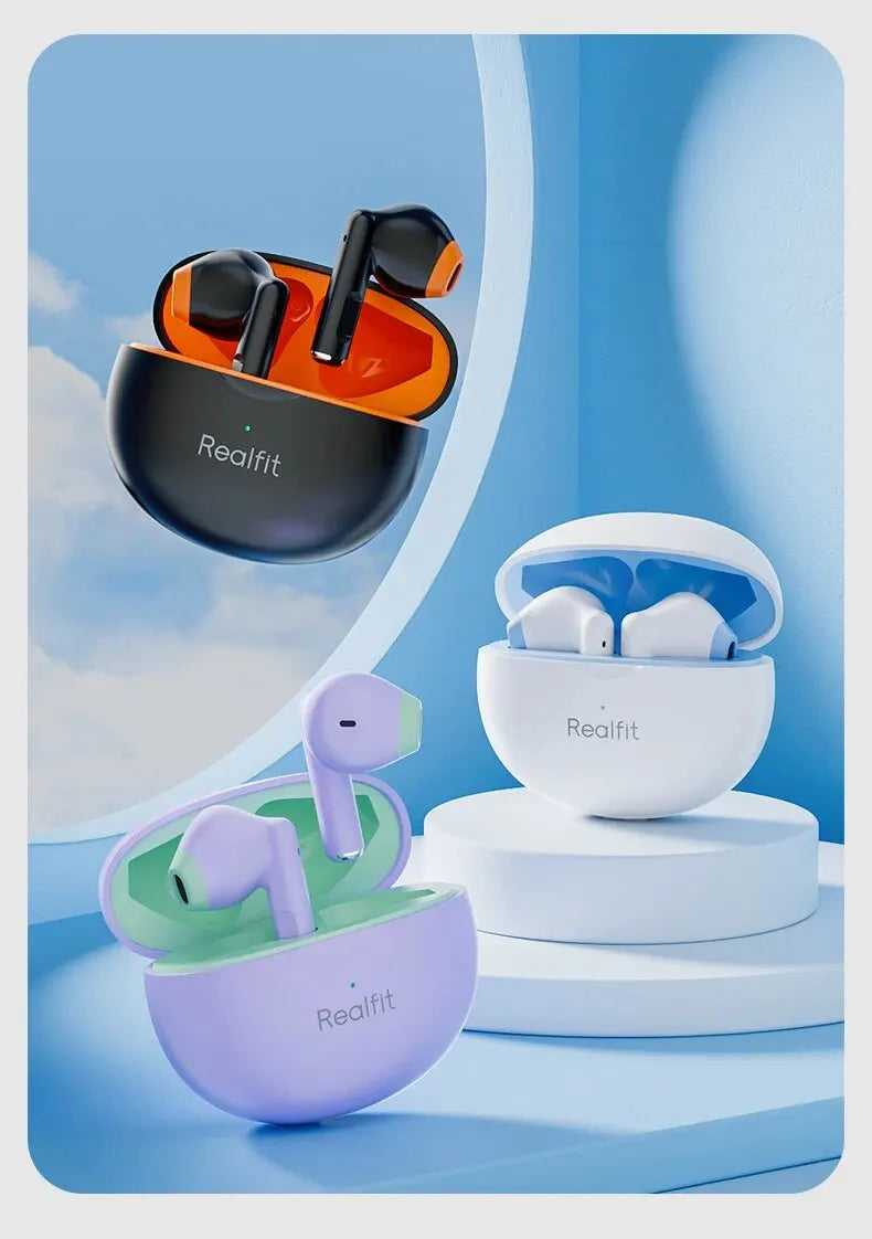 Realfit F2 Bluetooth Earphone Excellent HIFI Quality TWS Wireless Earbuds Wholesale for realme xiaomi