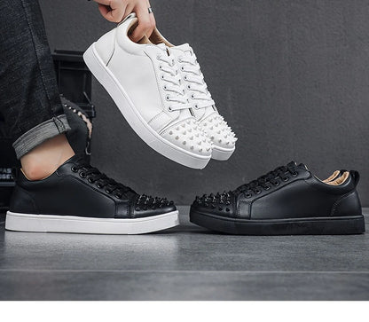 Comfortable Breathable Studded Sneakers for Men Women Casual Sports Shoes Fashion Lightweight Walking Shoes