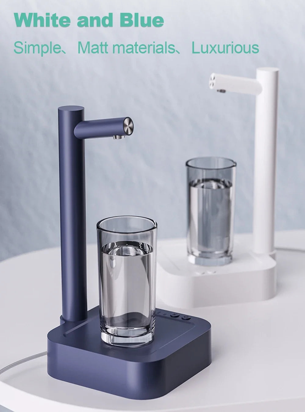 Desktop Water Bottle Dispenser Automatic Smart Electric Water Dispensers Rechargeable Portable Water Pump Bottle Barrel