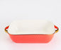 Baking Tray, Rectangle Oval, Ceramic Glaze, Baking Pan, Barbecue Salad Plate, Oven Kitchen Ware