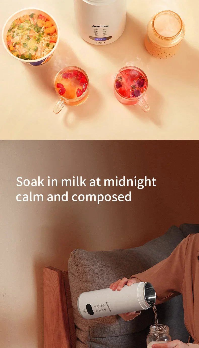 400ml Portable Smart Water Bottle Stainless Steel Thermos Temperature Display Leakproof Vacuum Flasks Coffee Cup Milk Mug